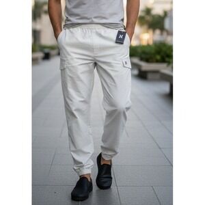 Hurley Hiker Cargo Joggers Men's XL White Water Resistant HFA25VMB-19935 NWT